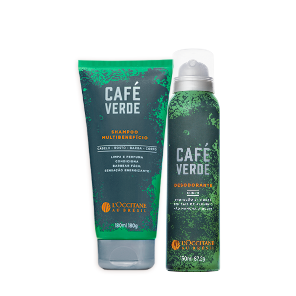 Combo Café Verde: Shampoo e Desodorante, ,  large image number 0